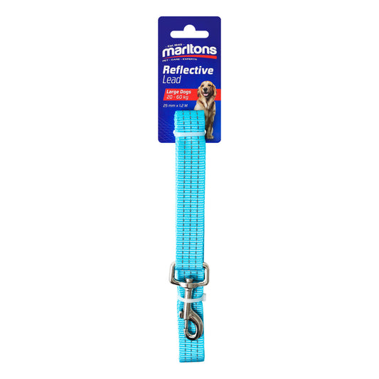 Reflective Lead 25Mm - Blue
