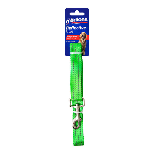 Reflective Lead 25Mm - Lime Green