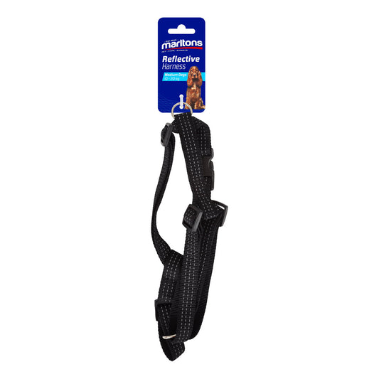 Reflective Harness 20Mm - Black