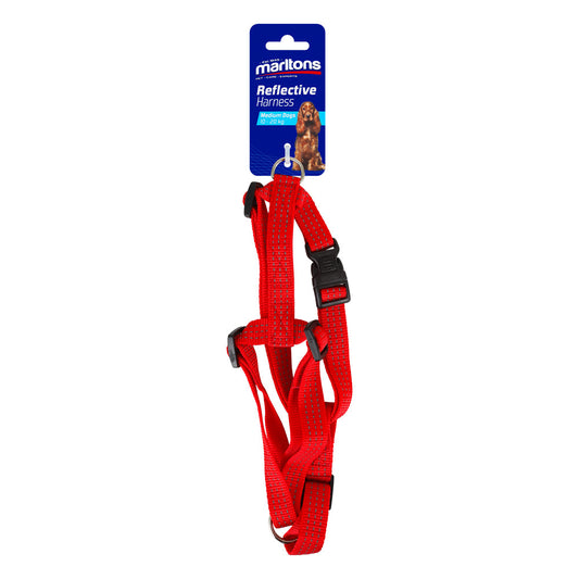 Reflective Harness 20Mm - Red