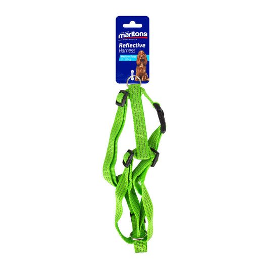 Reflective Harness 20Mm - Lime Green