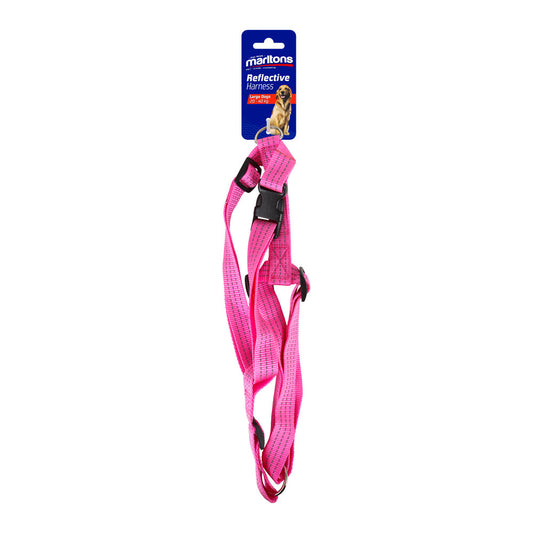 Reflective Harness 25Mm - Pink