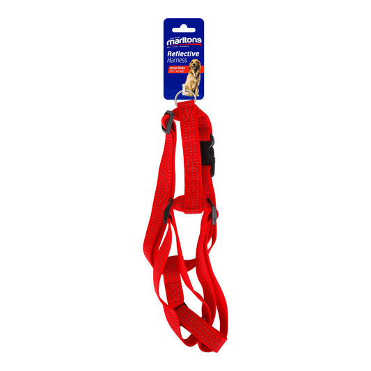 Reflective Harness 25Mm - Red