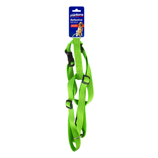 Reflective Harness 25Mm - Lime Green