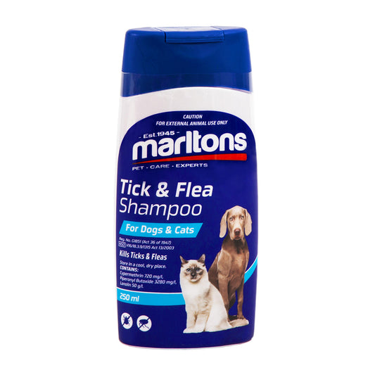 Marltons Tick & Flea Shampoo 250Ml (Dogs & Ca