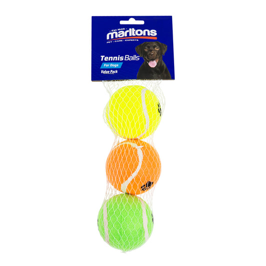 Three Pack Tennis Balls