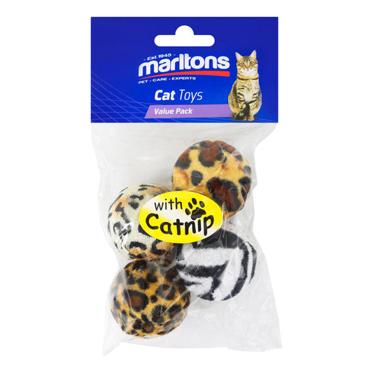 Rattle Design Ball 4 Pack 4Cm