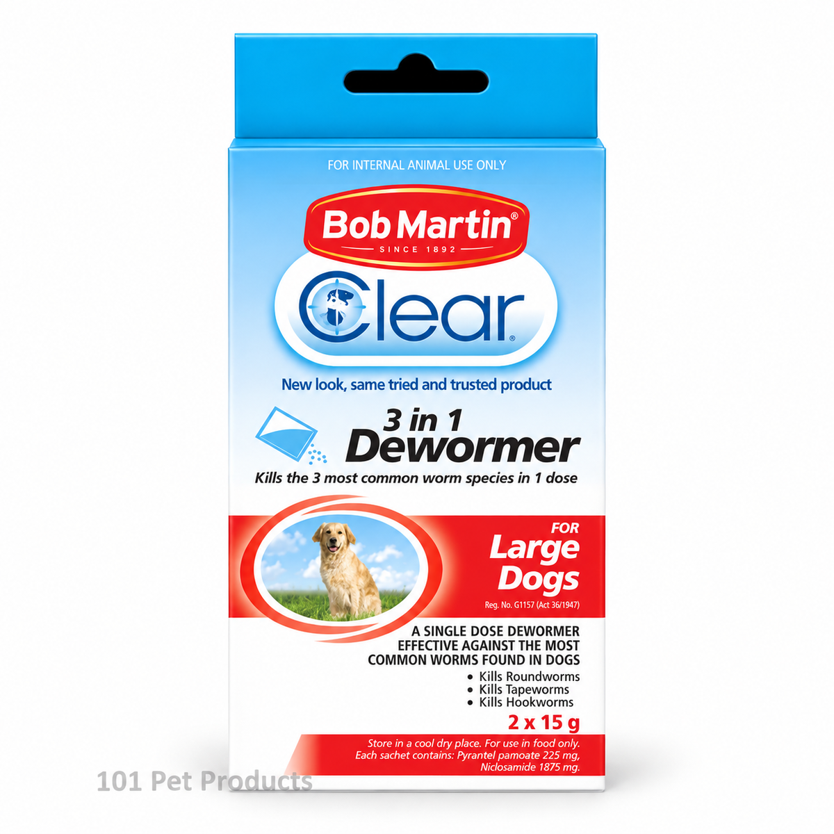 Bob Martin 3in1 Dewormer Large Dogs (15 g)