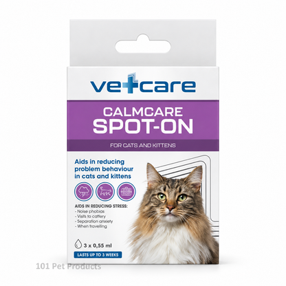 VetCare CalmCare Spot-On for Cats & Kittens (3 Pipettes)