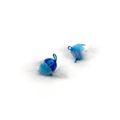 AFP Kitty Feather Ball Turquoise
