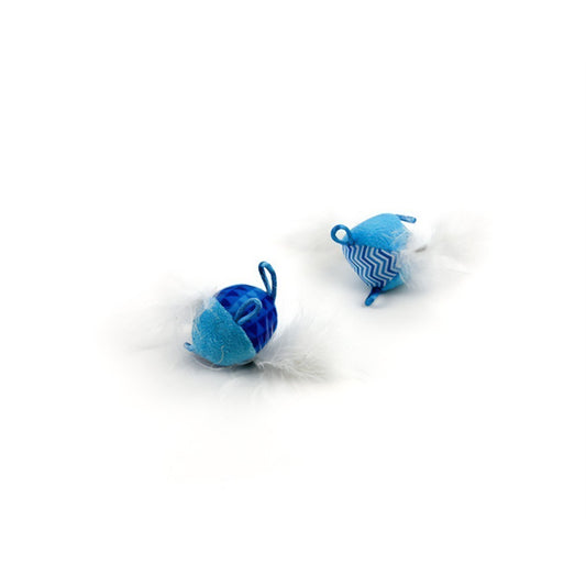 AFP Kitty Feather Ball Turquoise
