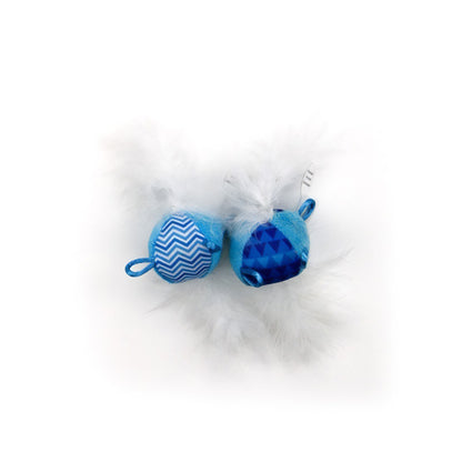AFP Kitty Feather Ball Turquoise
