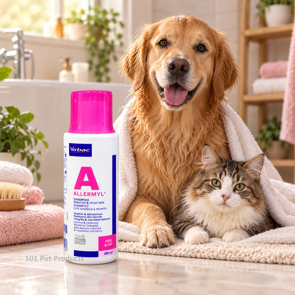 Allermyl Medicated Shampoo for Dogs & Cats (250 ml)
