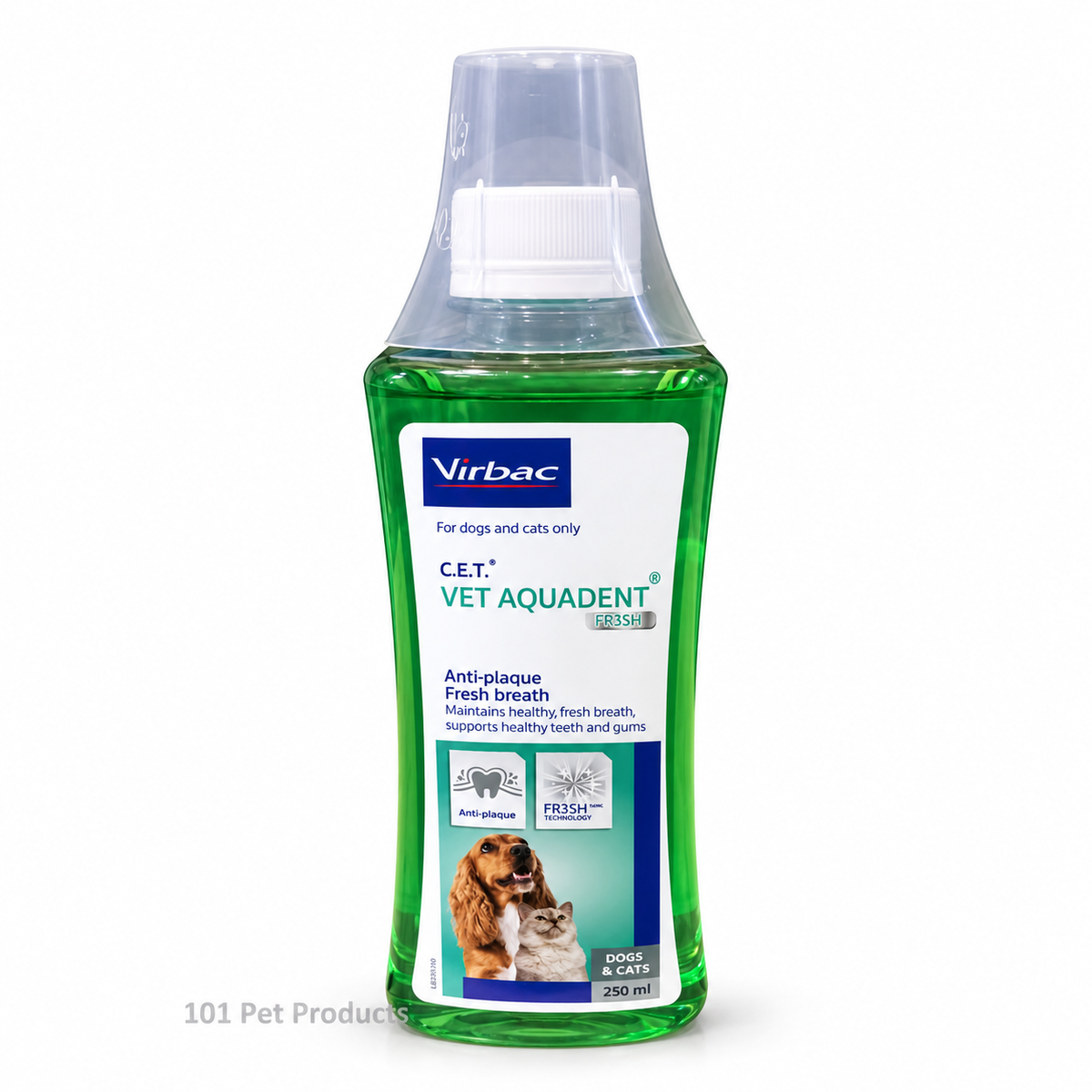 C.E.T. Aquadent Fresh Oral Rinse for Dogs & Cats (250 ml)