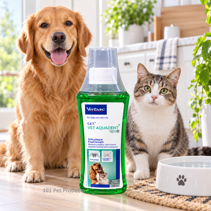 C.E.T. Aquadent Fresh Oral Rinse for Dogs & Cats (250 ml)