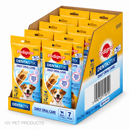 Pedigree DentaStix Small Dog Dental Treats – Box of 10 × 7 Sticks