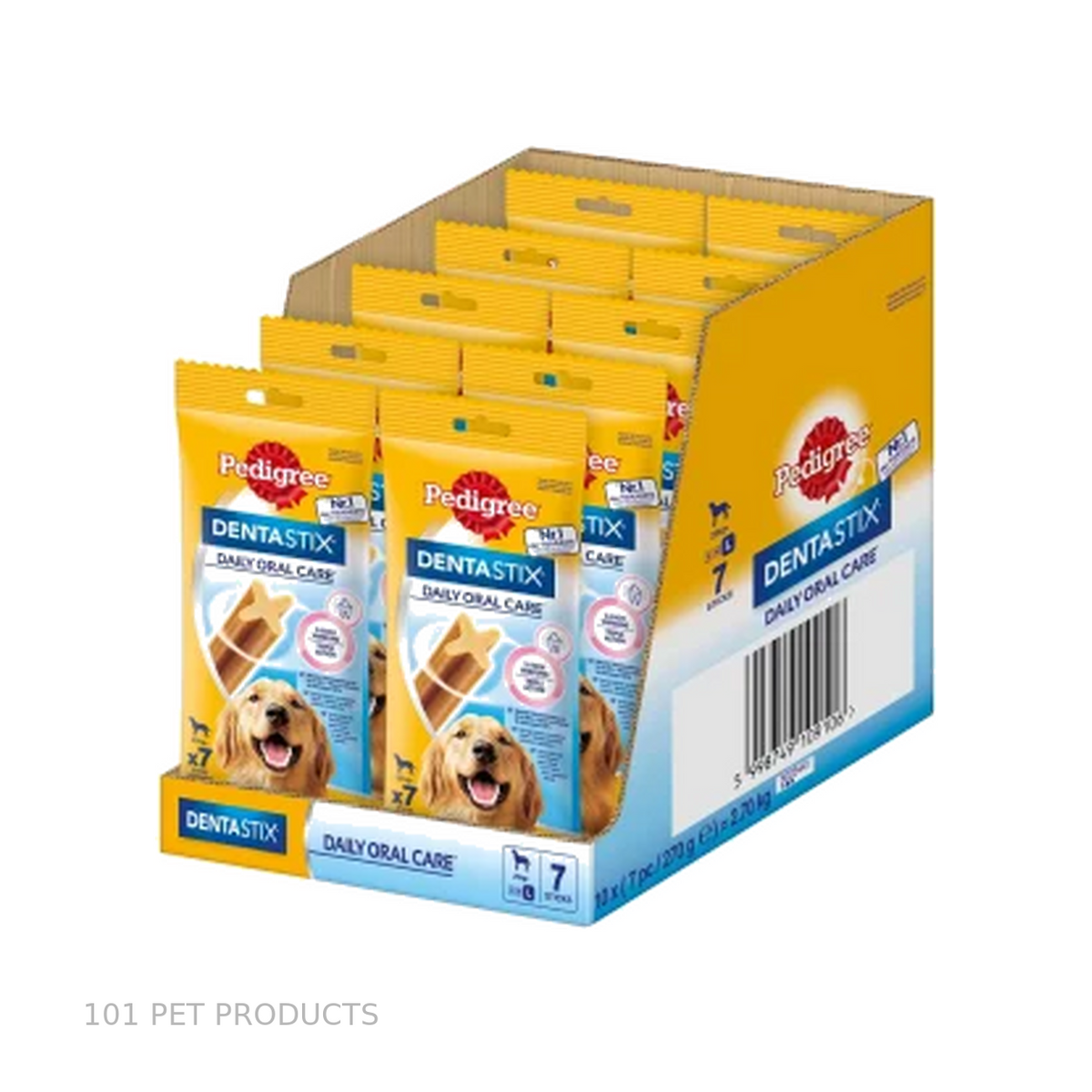 Pedigree DentaStix Medium Dog Dental Treats – Box of 10 × 7 Sticks