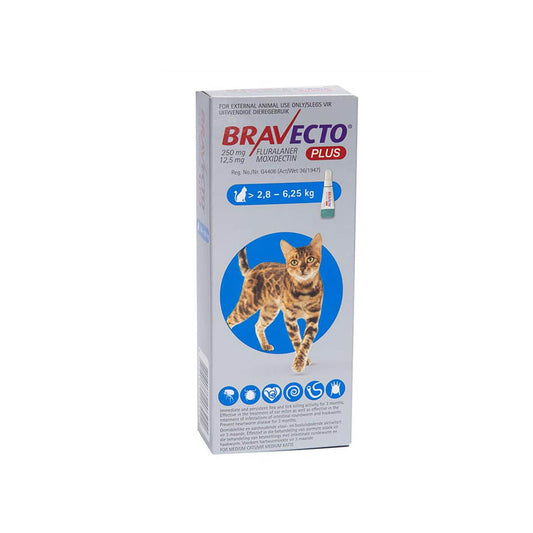 Bravecto® Plus Spot-On for Cats - Medium
