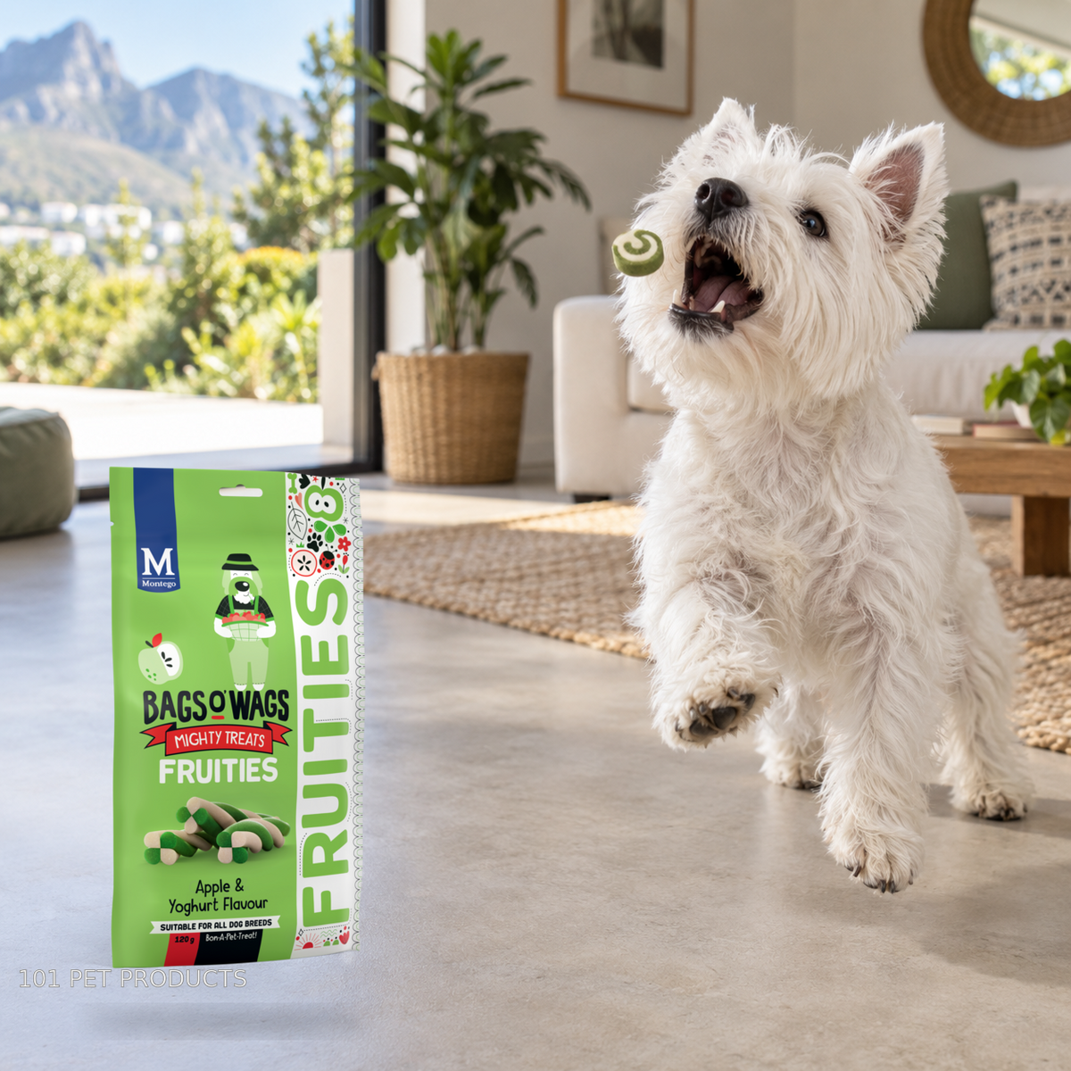Bags O' Wags Fruities - Apple & Yogurt lifestyle image