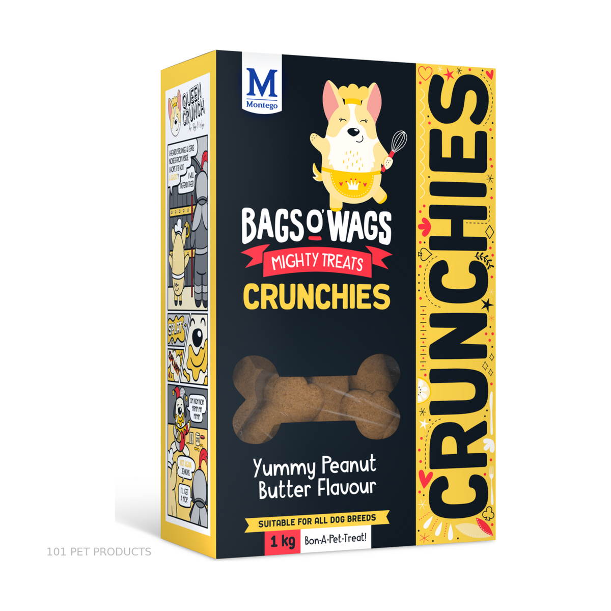 Bags O' Wags Crunchies - Peanut Butter