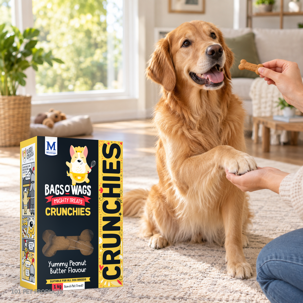 Bags O' Wags Crunchies - Peanut Butter lifestyle image