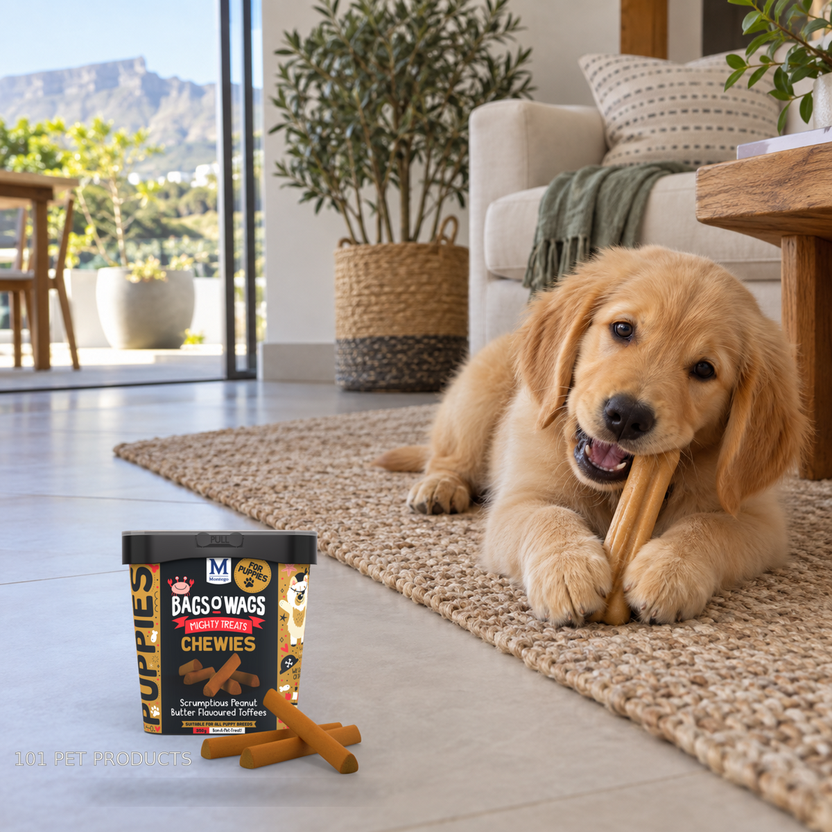 Bags O' Wags Chewies - Puppy - Toffee Chews lifestyle image