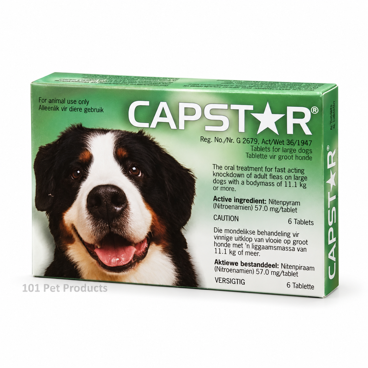 Capstar 57 mg Flea Tablets for Large Dogs (6 Tablets)