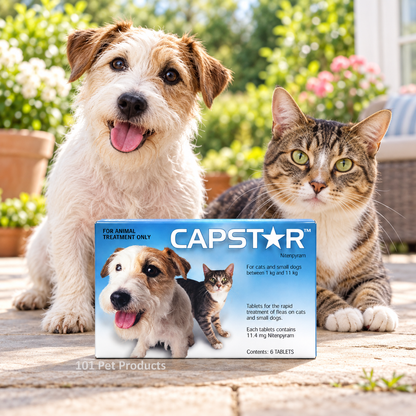 Capstar 11.4 mg Flea Tablets for Cats & Small Dogs (6 Tablets)