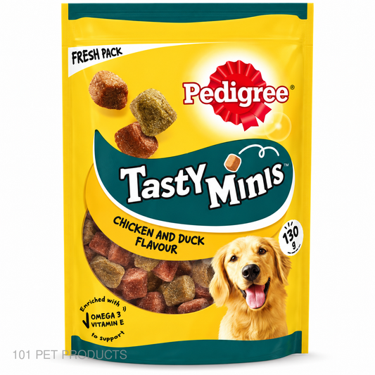 Pedigree Tasty Bites Chicken & Duck Adult Dog Treats – 130 g