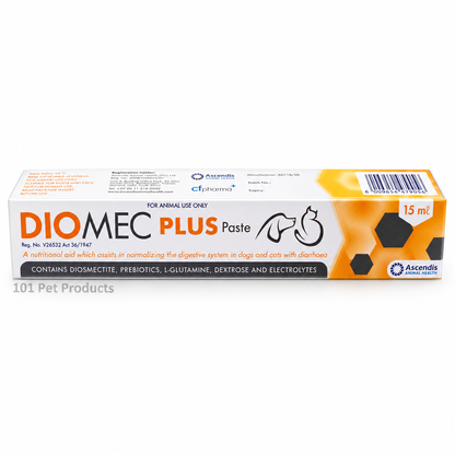 Diomec Plus Digestive Support Paste for Dogs & Cats (15 ml)