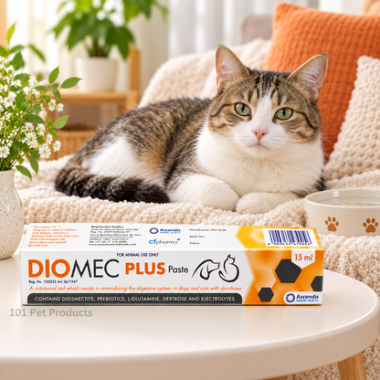 Diomec Plus Digestive Support Paste for Dogs & Cats (15 ml)