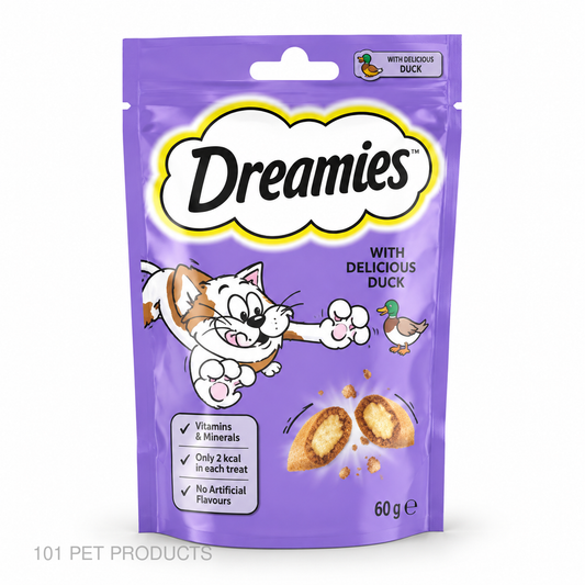 Dreamies Cat Treats – Duck Single