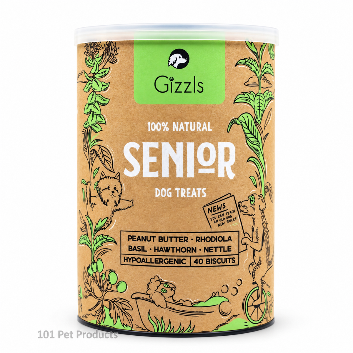 Gizzls Senior Dog Biscuits (180 g)