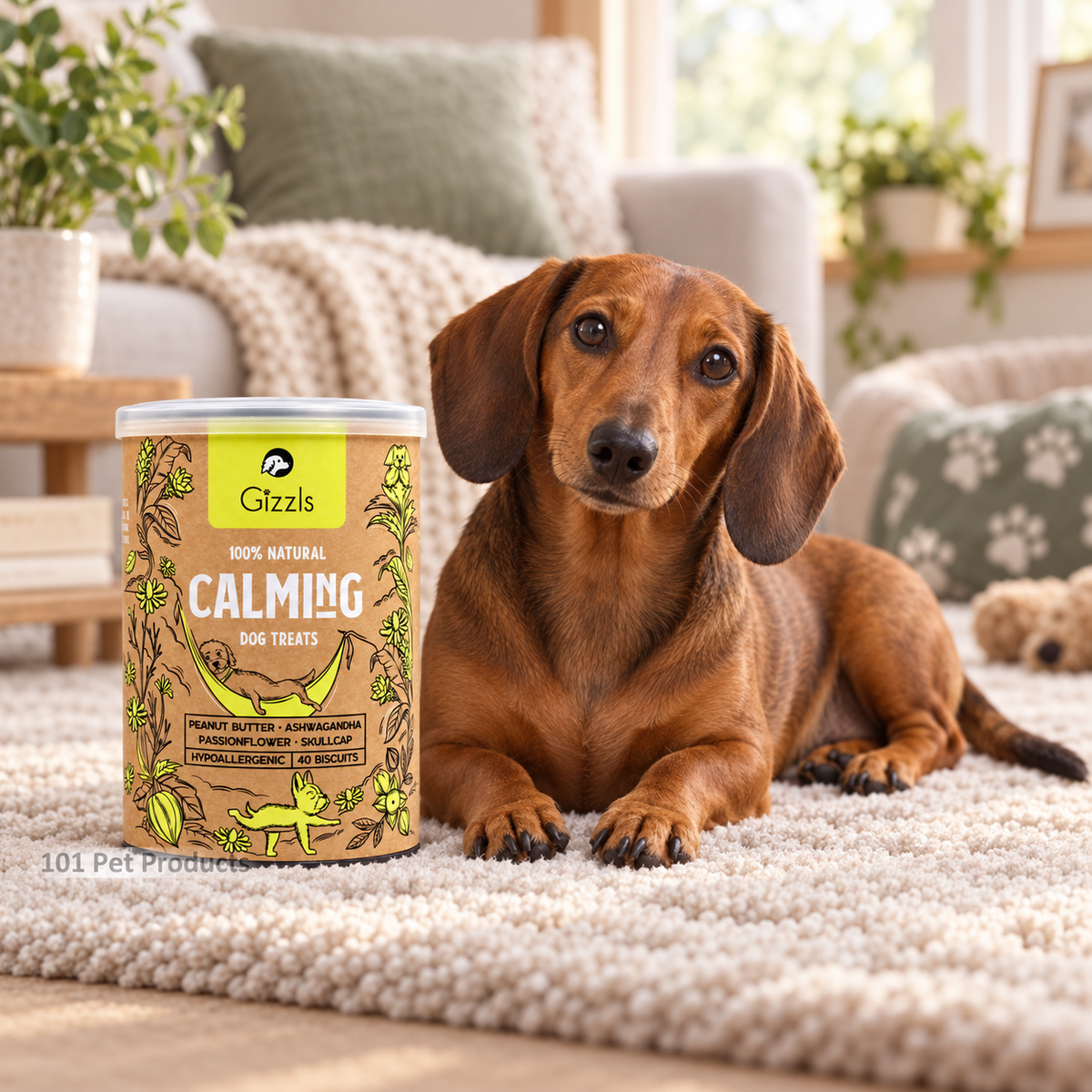 Gizzls Calming Dog Biscuits (200 g)