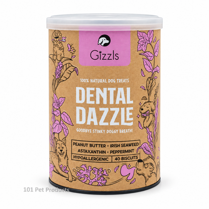 Gizzls Dental Dazzle Dog Biscuits (180 g)