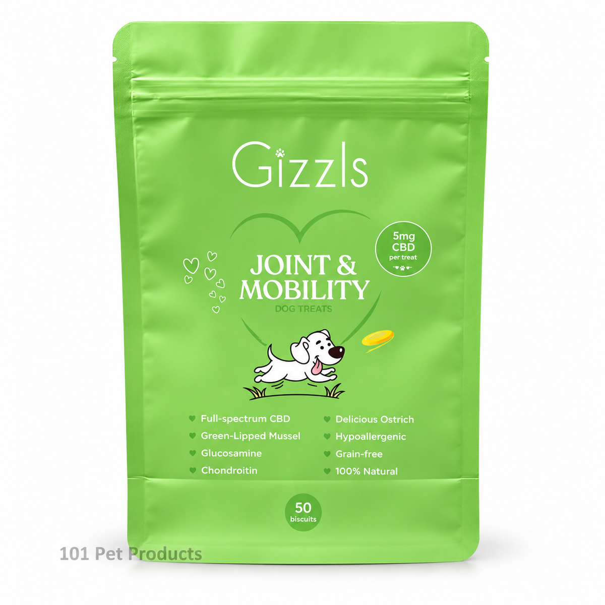 Gizzls Joint & Mobility CBD Treats 150 g Large Dog