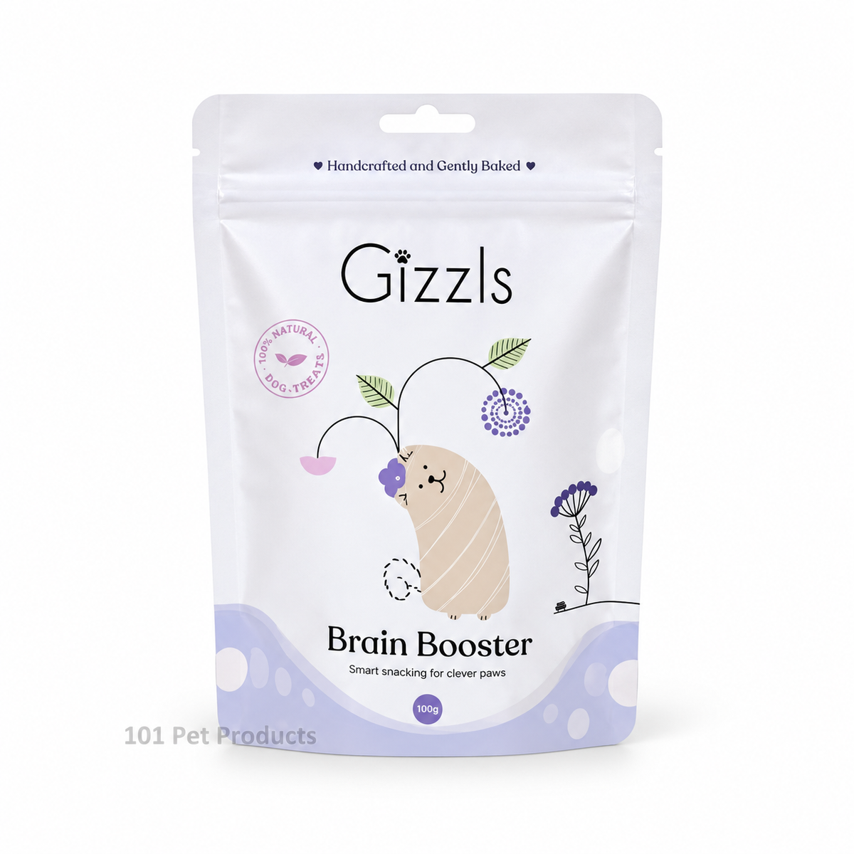 Gizzls Brain Booster Dog Treats (200 g)