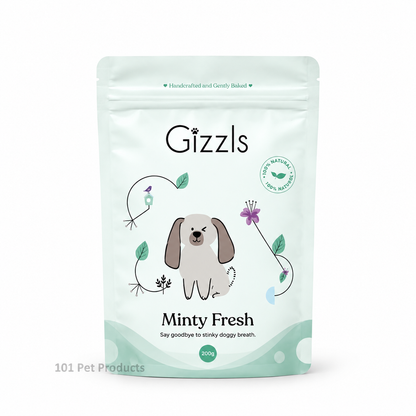 Gizzls Minty Fresh Dog Treats (200 g)