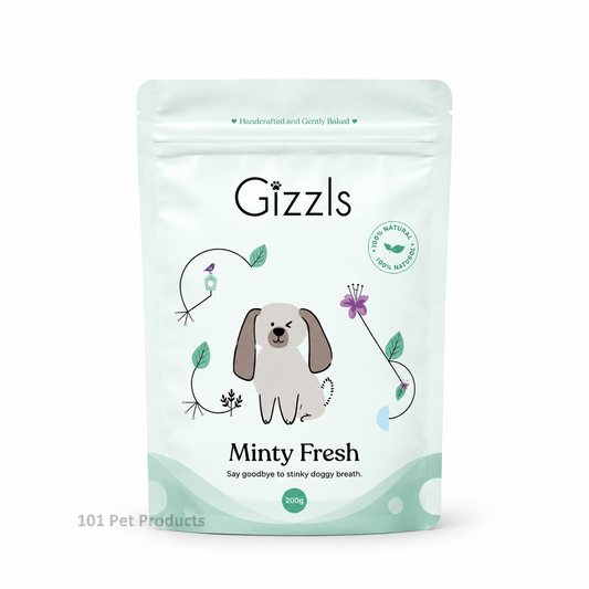 Gizzls Minty Fresh Dog Treats (200 g)