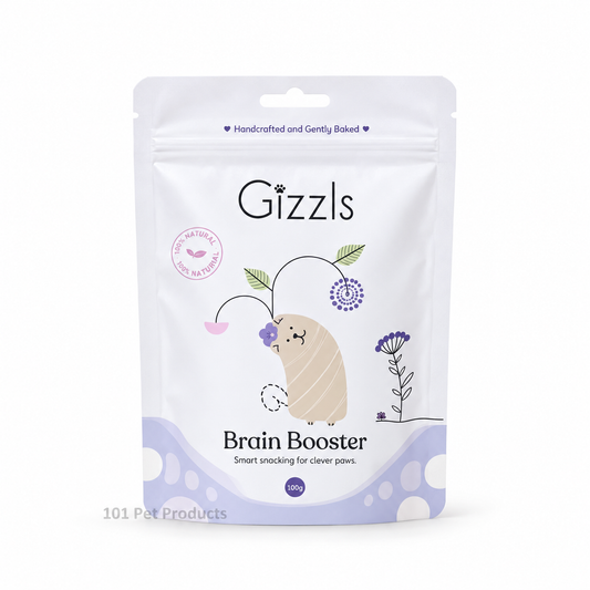 Gizzls Brain Booster Dog Treats (100 g)
