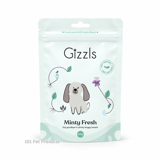 Gizzls Minty Fresh Dog Treats (100 g)