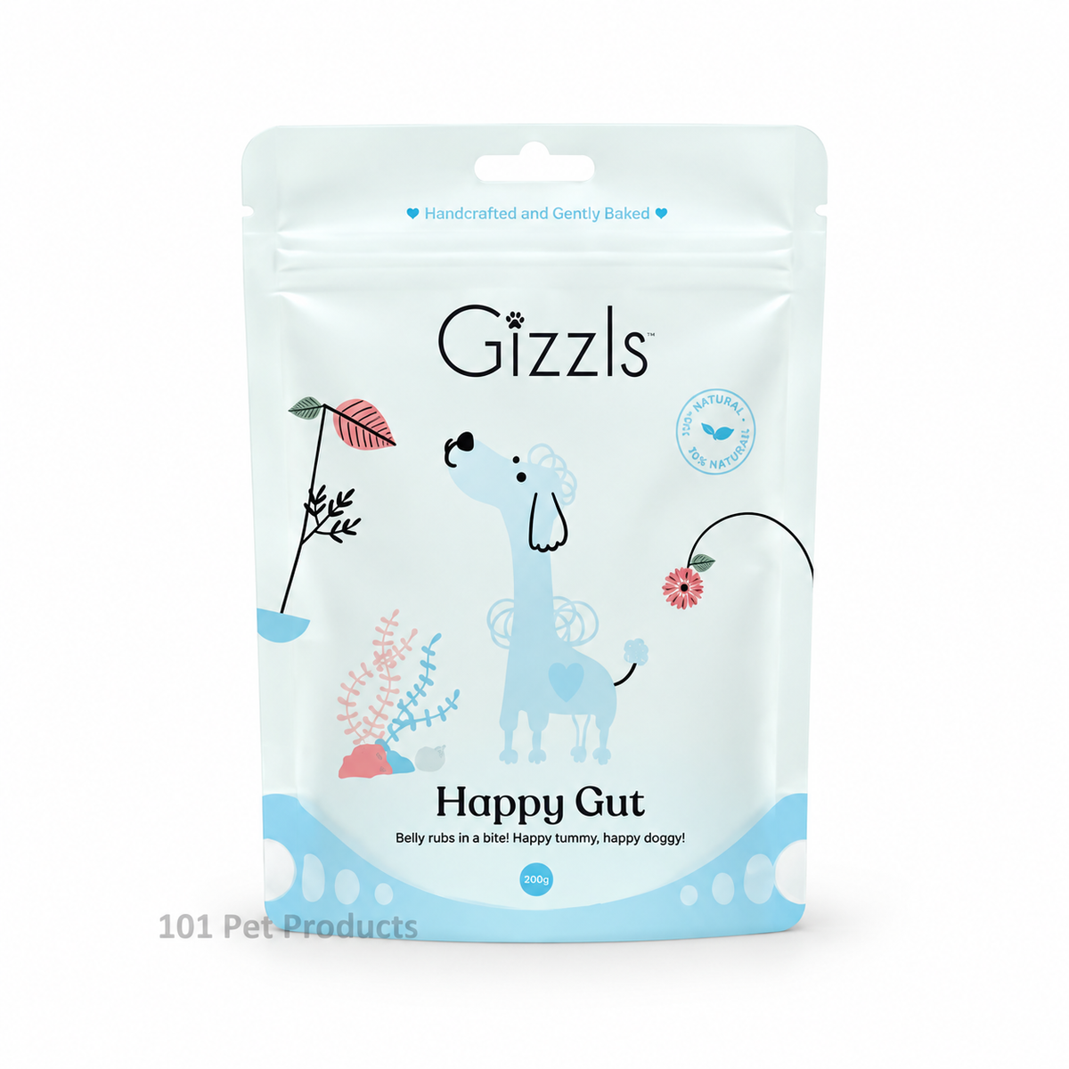 Gizzls Happy Gut Dog Treats (100 g)