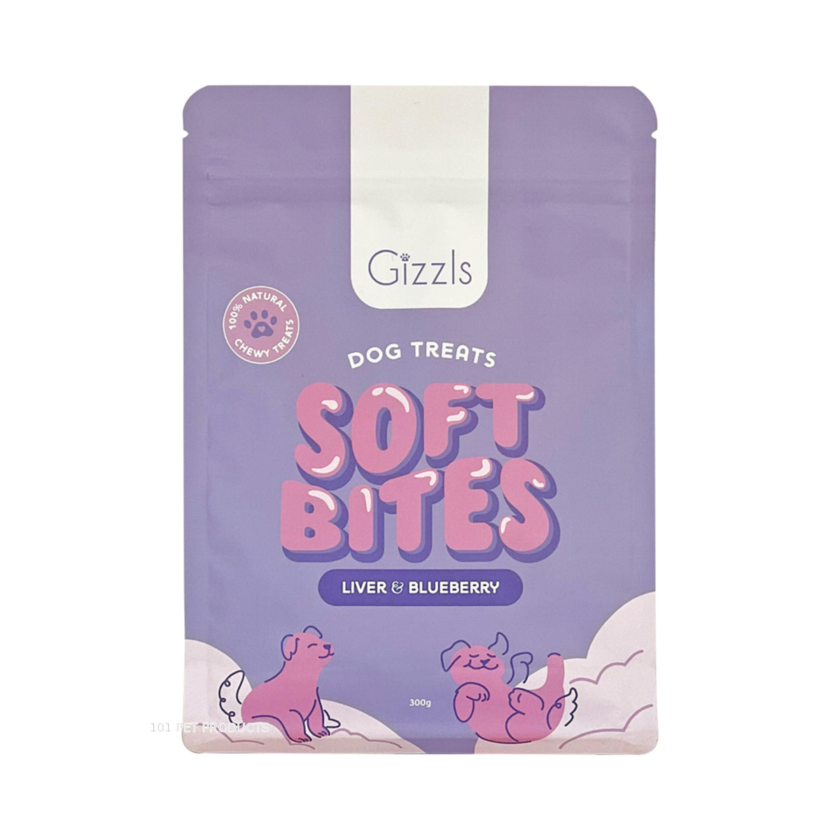 Gizzls Free-Range Liver, Ostrich & Blueberry Soft Bites (300 g)
