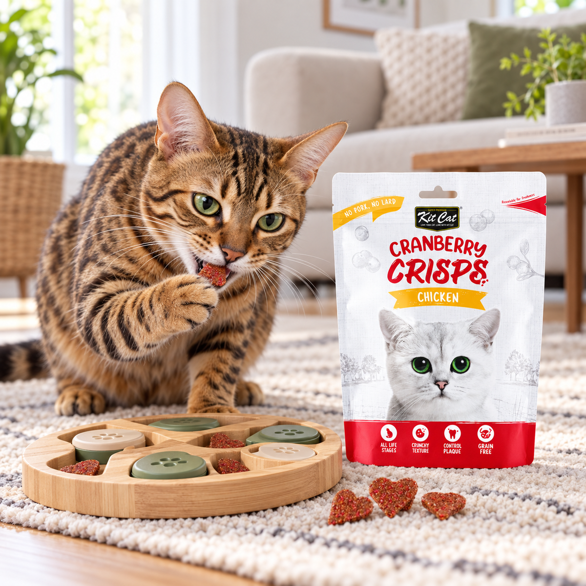 Kit Cat Cranberry Crisps Chicken (60 g) lifestyle image