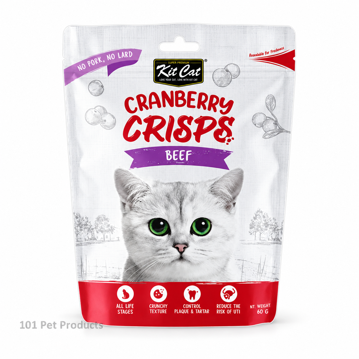 Kit Cat Cranberry Crisps Beef (60 g)