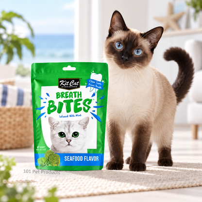 Kit Cat Dentalbreathbites Seafood (60 g) lifestyle image