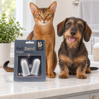 PetDent Silicone Finger Mittens (2 Mittens)
