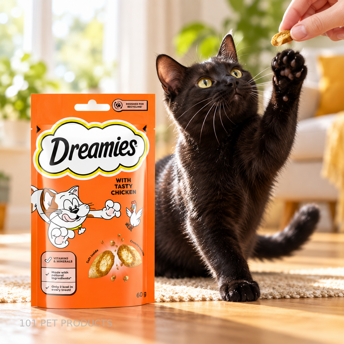 Dreamies Chicken Cat Treats – 60 g lifestyle image