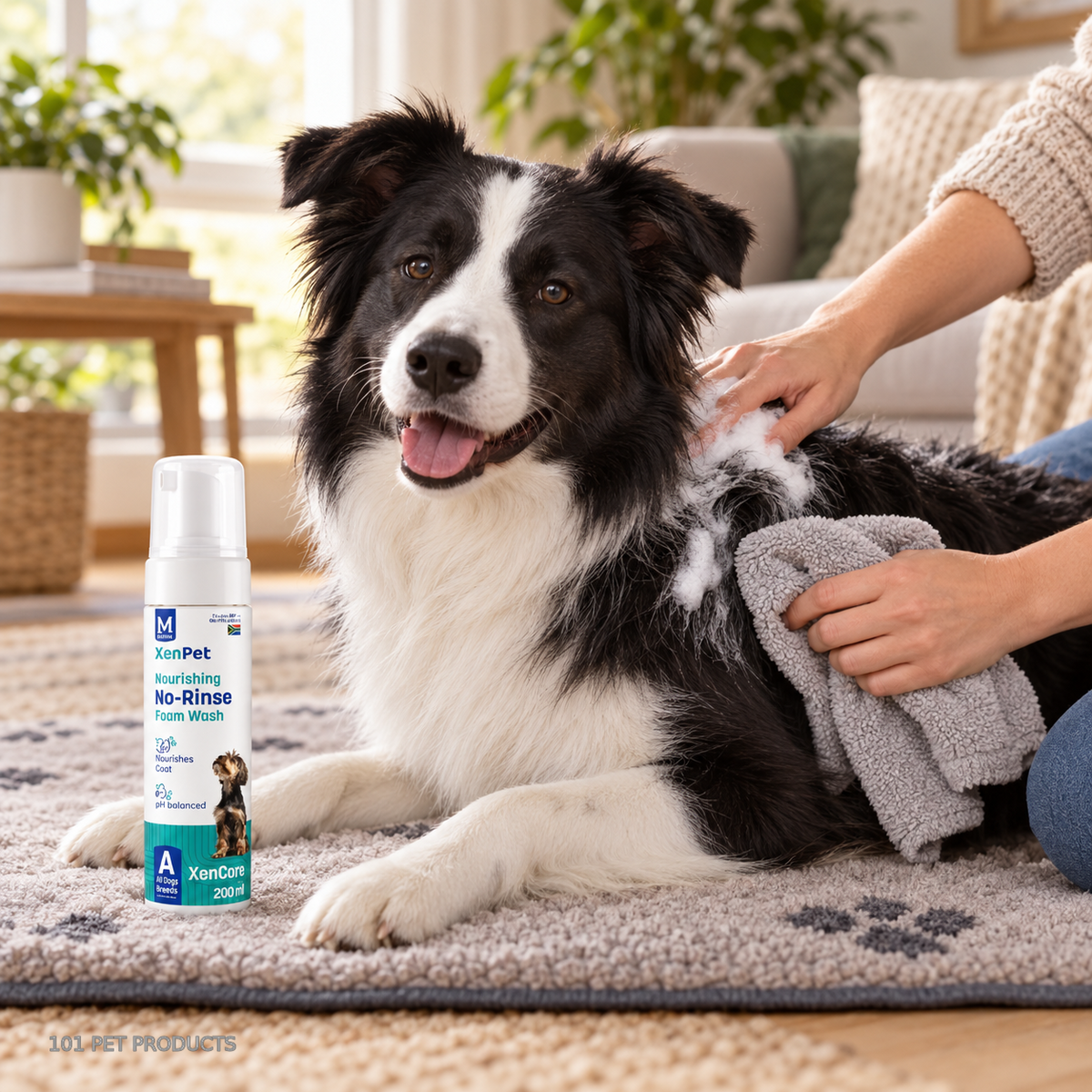 XenPet Grooming - No Rinse Foam Wash - Coconut & Avocado lifestyle image