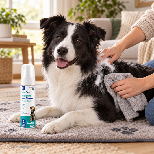 XenPet Grooming - No Rinse Foam Wash - Coconut & Avocado lifestyle image